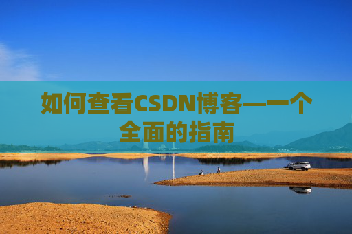 如何查看CSDN博客—一个全面的指南